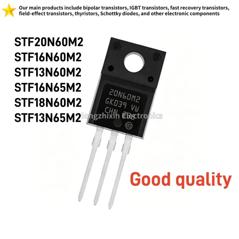 10/30PCS New SLF65R170E7 TO-220F N-channel MOSFET 650V Power Transistor Electronic Components For Switch Power Supply view 2
