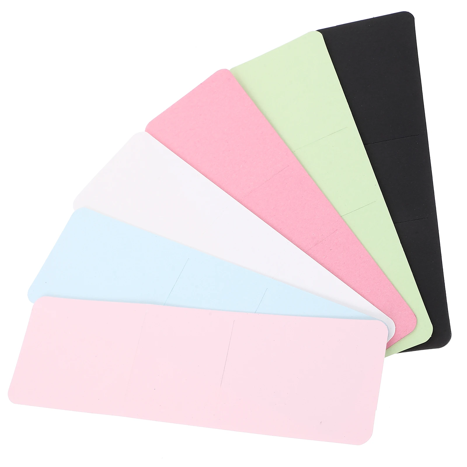 

50pcs Bookmarks Sleeves Creative Bookmark Display Unique Bookmark Accessories Elegant Wrapping Cards Office Supplies