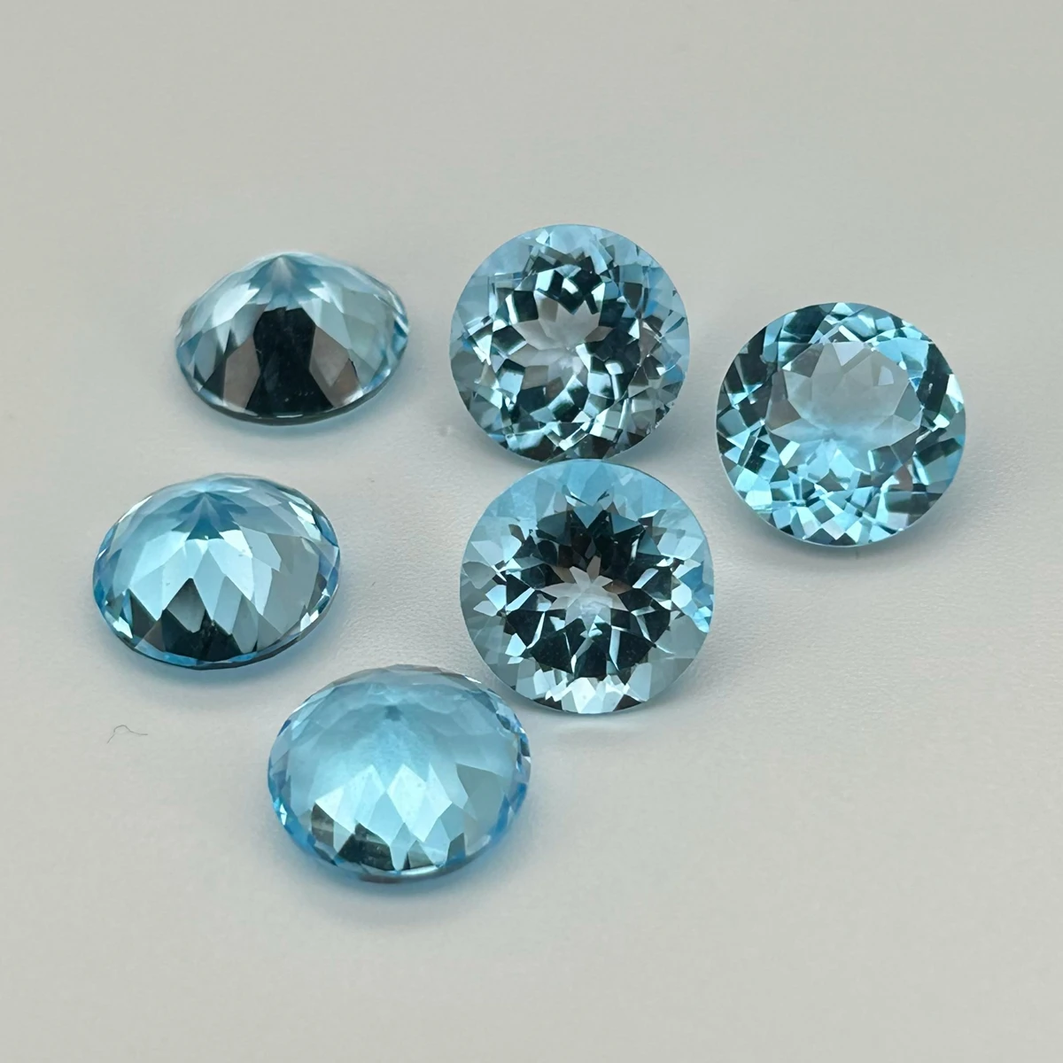 Meisidian Round Oval Emerald Cut 4X6-10X12mm 9 Carat 100% Natural Sky Blue Topaz Loose Gemstone For Fashion Earring Ring Making - Image 6