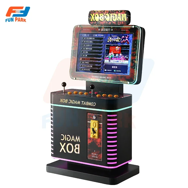 Coin Operated Video Gaming Pandora Mini Fighting Arcade Games Machines With Chair For Shopping Mall