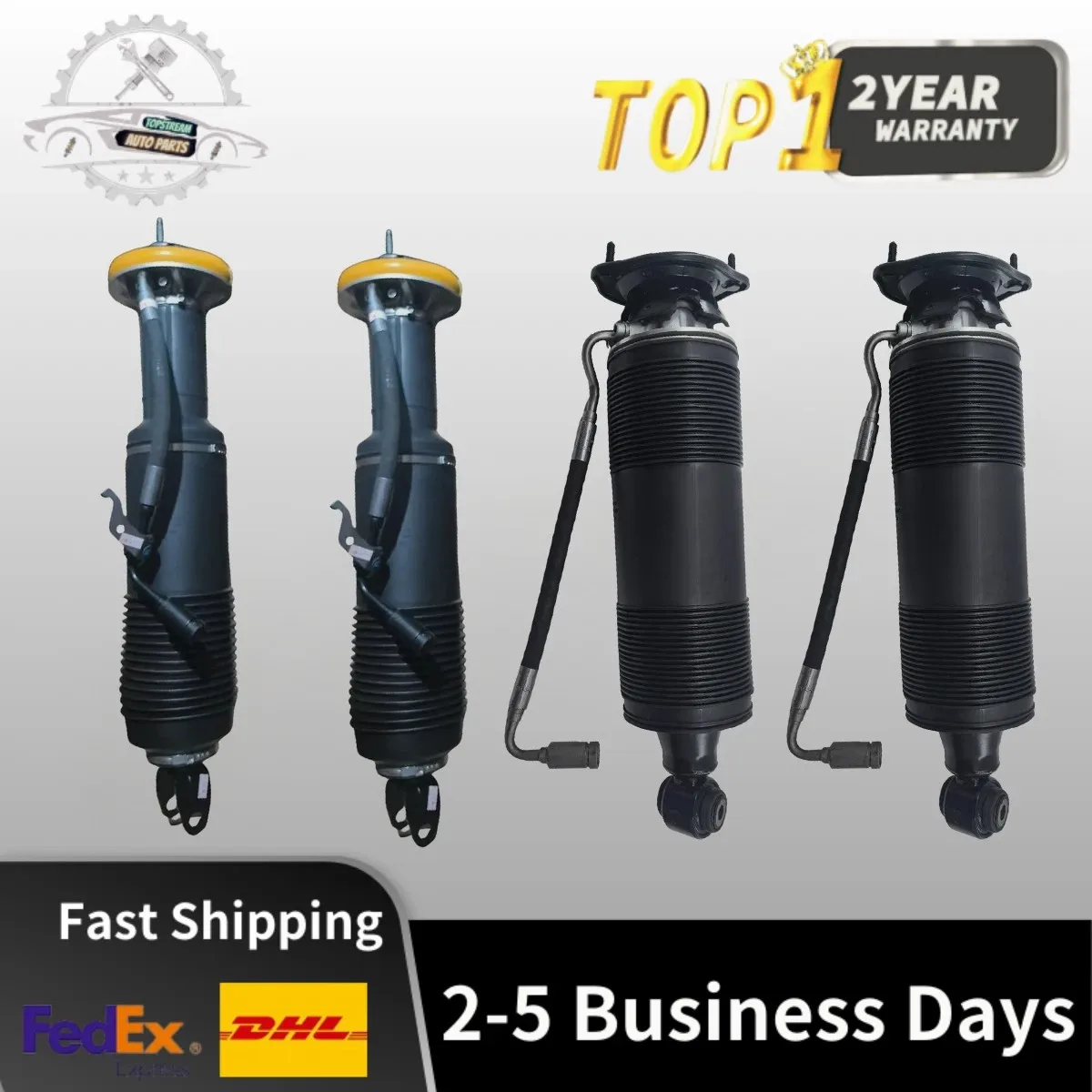 

4× Front Rear ABC Hydraulic Shock Struts Fit Mercedes SL-Class R231 S63 S65 AMG