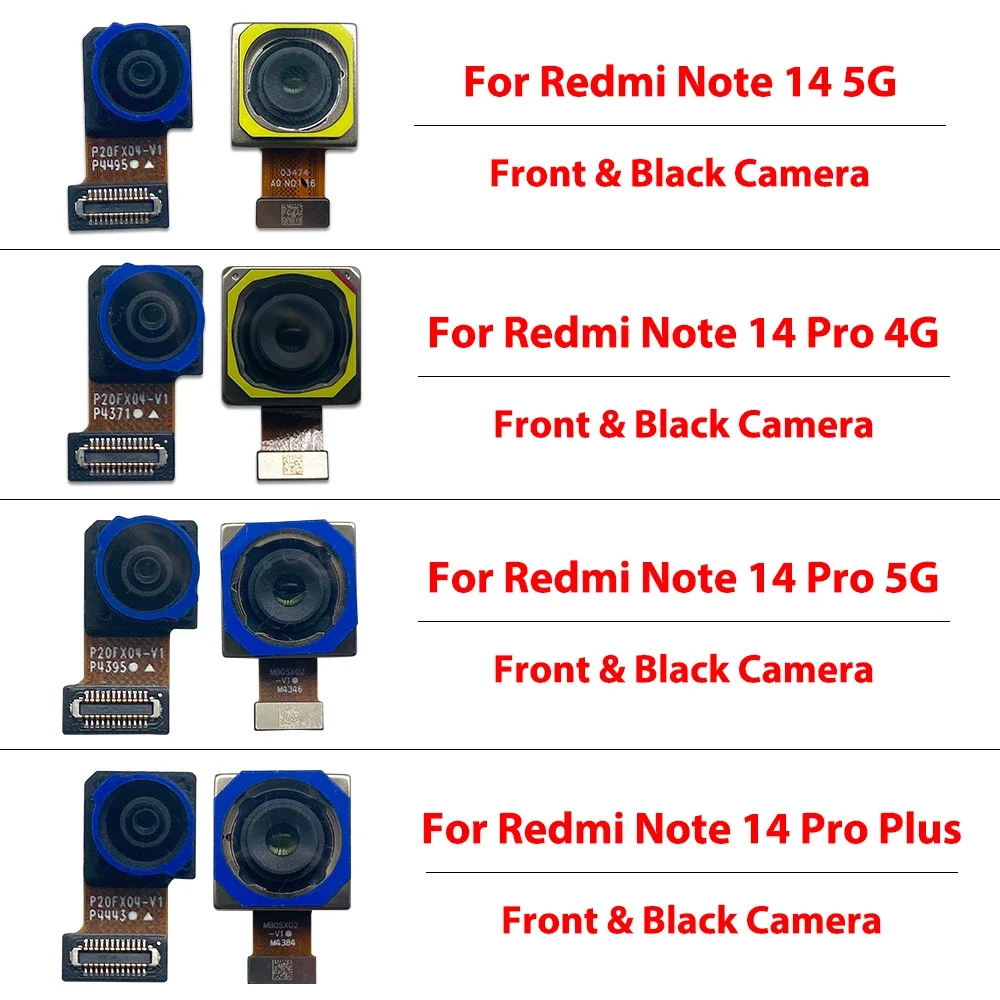 Front Main Back Rear Camera Flex Cable Module Ribbon Replacement for Redmi Note 14 Pro Plus 14 Pro 5G 14 4G
