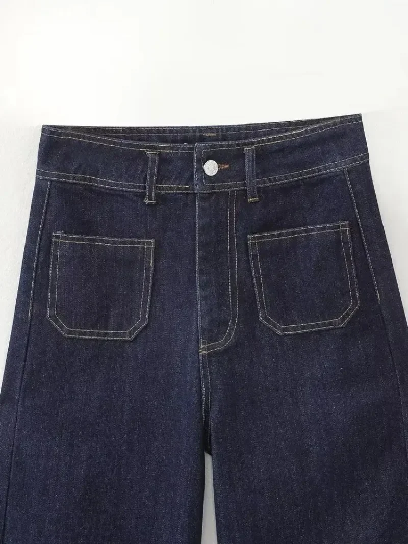 Hight Street Women\'s Jeans Y2k Jean Baggy Women 2023 Fashion New  Kpop Cargo High Waist Wide Vintage Pant Jeans Women