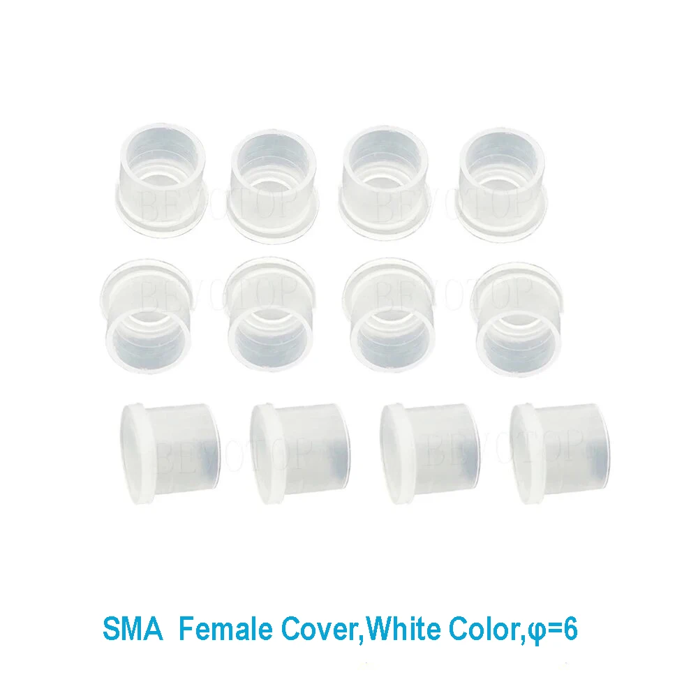 4 Colors 10Pcs~5000Pcs SMA Rubber Covers Dust Cap For Sma Male/Female Connectors Plastic Covers Dust Cap Male/Female Connector