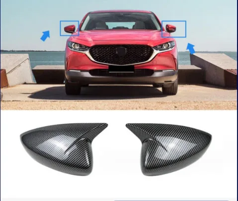 

Suitable for Mazda 20-23 CX-30 rear-view mirror retrofit horn mirror cover rear-view mirror shell decoration