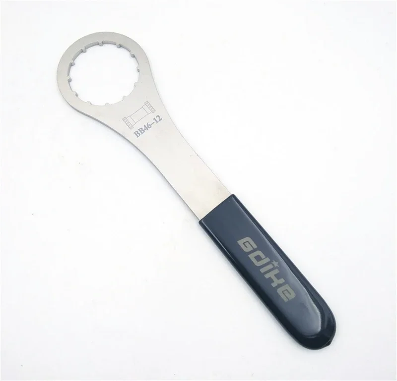 GDIKE BB46-12 Bike Bottom Bracket Wrench Stainless Steel EIEIO Bicycle BSA Threaded BB Removal Tool For BSA30/BB3086