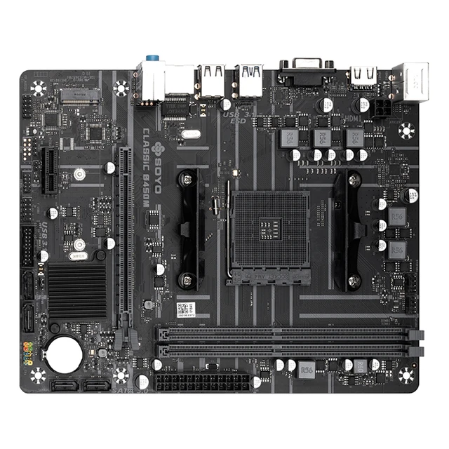 SOYO Brand New Classic B450M Motherboard Dual channel DDR4 Memory AM4 Motherboard M.2 NVME supports Ryzen 5600 5600G CPU AliExpress 7