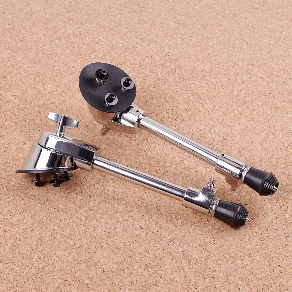 

1Set Drum Support Leg Stainless Steel Adjustable Replacement Parts Bass Drum Bottom Stand Support Skid-Proof Durable Easy Carry