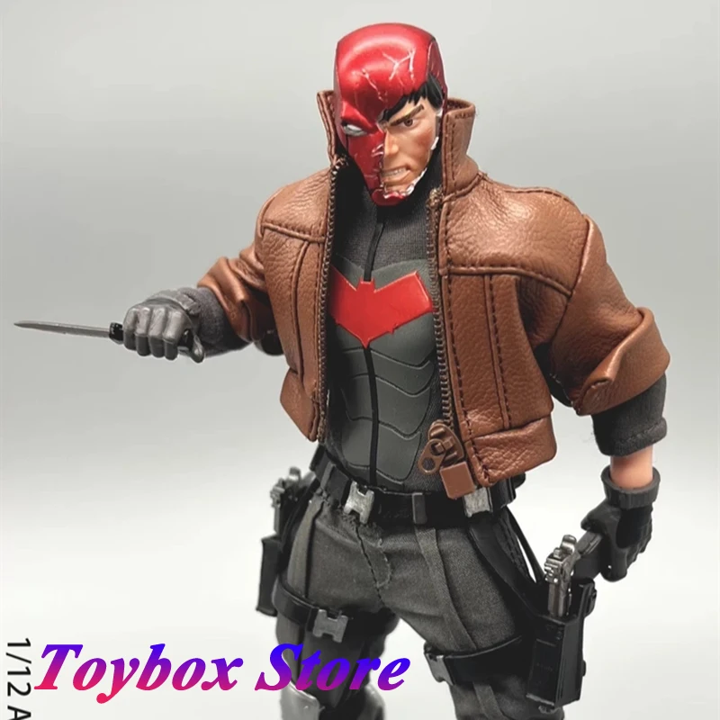 ToysRemake TRD001 1/12 Red Hood Movable Action Figure Detective Comics Anime Mini Head Sculpt Ornament 6