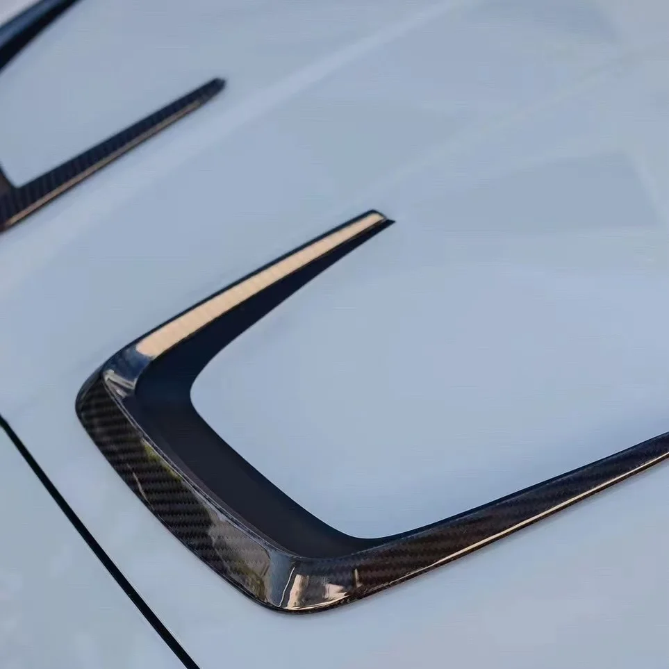 MP Style Dry Carbon Fiber Front Engine Cover Hood Bonnet Trim Vent For M3 G80 M4 G82 2021+