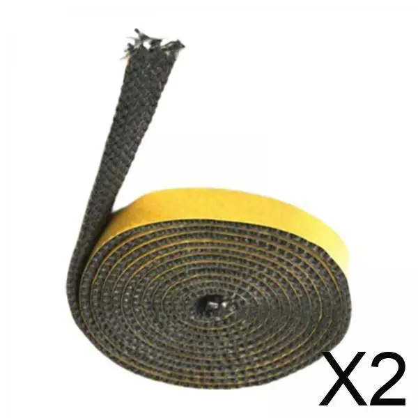 

Self Sticky Stove Fireplace Door Seal Glass Gasket Tape Heat Insulation Rope for Wood Heater Chimney Replacement