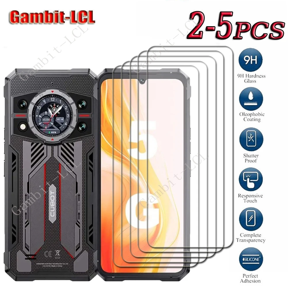 2-5PCS 9H HD Clear Anti-Scratch Tempered Glass For Cubot KingKong 11 6.72" ON KingKong11 Screen Protector Cover Film