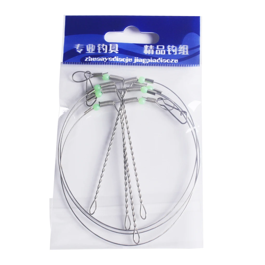 

Stainless Steel Fishing Rigs Wire Leader Rope Line Swivel String Hooks Balance Bracket Fishing Tackle Accessorie