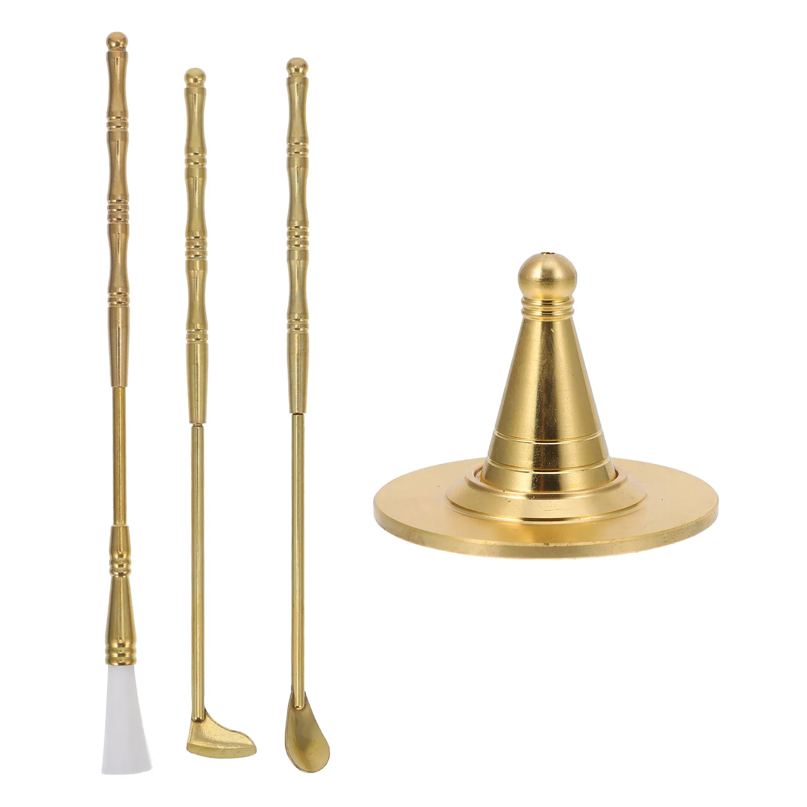 1Set Traditional Chinese Incense Making Kit Mold Supplies Tower Mold Spoon Shovel Hair Brush DIY Ceremony Accessories