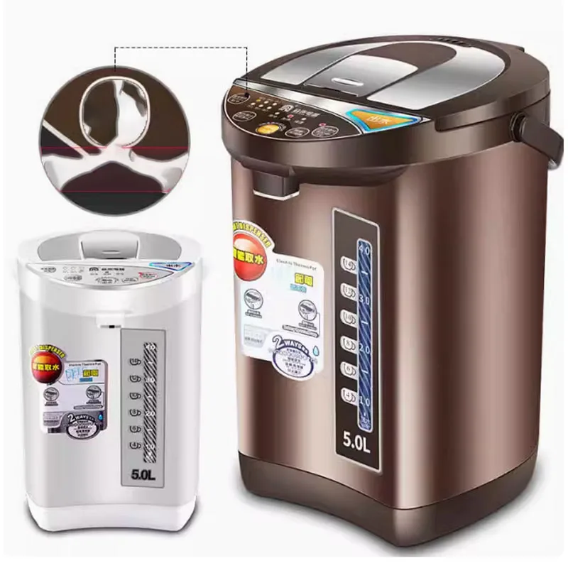 850W 5L Electric Kettle for Automatic Shut Off Constant Temperature Boiling Water Dispenser with Dechlorination Function for
