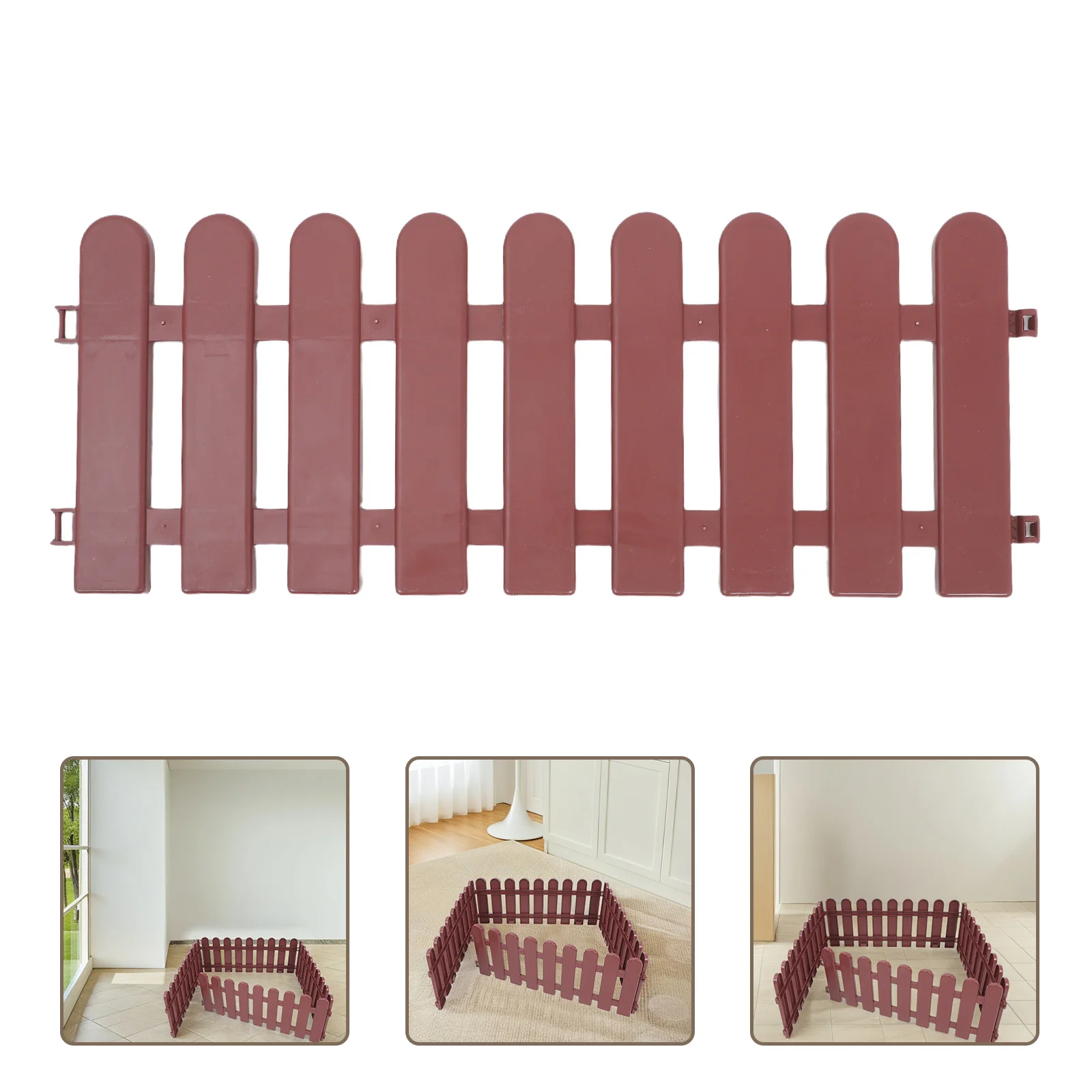 

4pcs Pet Tortoise Enclosure Outdoor Spacious Plastic Fence For Reptiles Small Animal Playpen Yard Garden Edging Safety Barrier