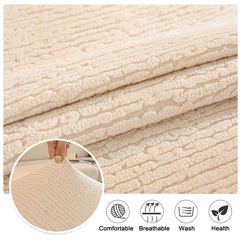 Adjustable Jacquard Sofa Covers for Living Room Armchair Cover Corner L Shape Stretch Slipcovers Couch Cover 1/2/3/4Seater
