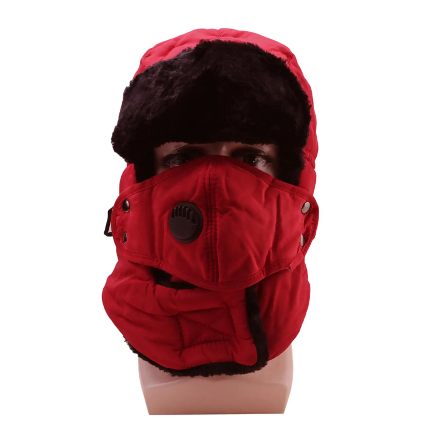 Men Women Hat Warm Winter Snow Ski Outdoor Sport Windproof Ear Protection Soft Comfortable Male Female Lei Feng Caps