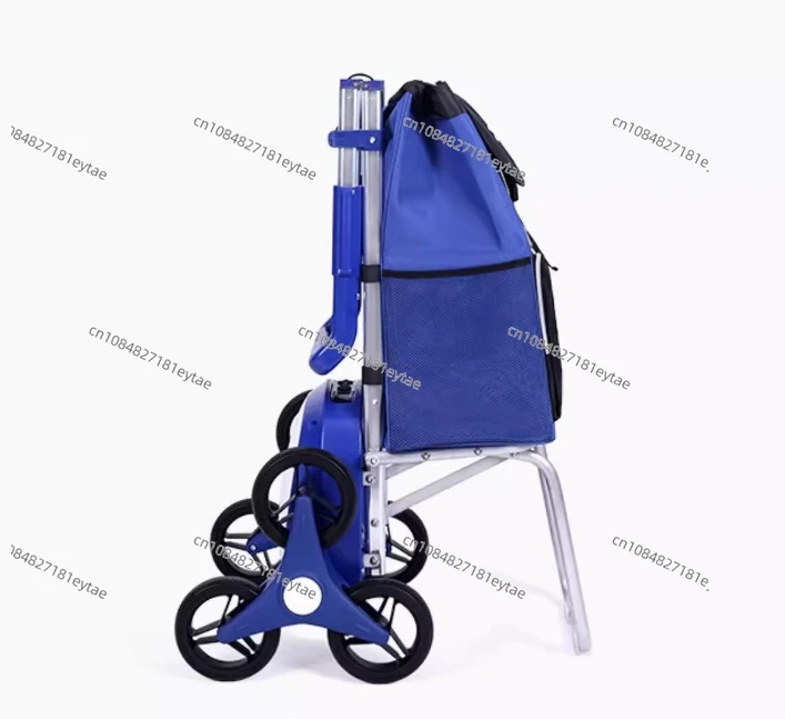 

Бесшумная электрическая тележка для скалолазания, бытовая складная сумка для покупок с колесами, портативная электрическая ручная тележка большой емкости