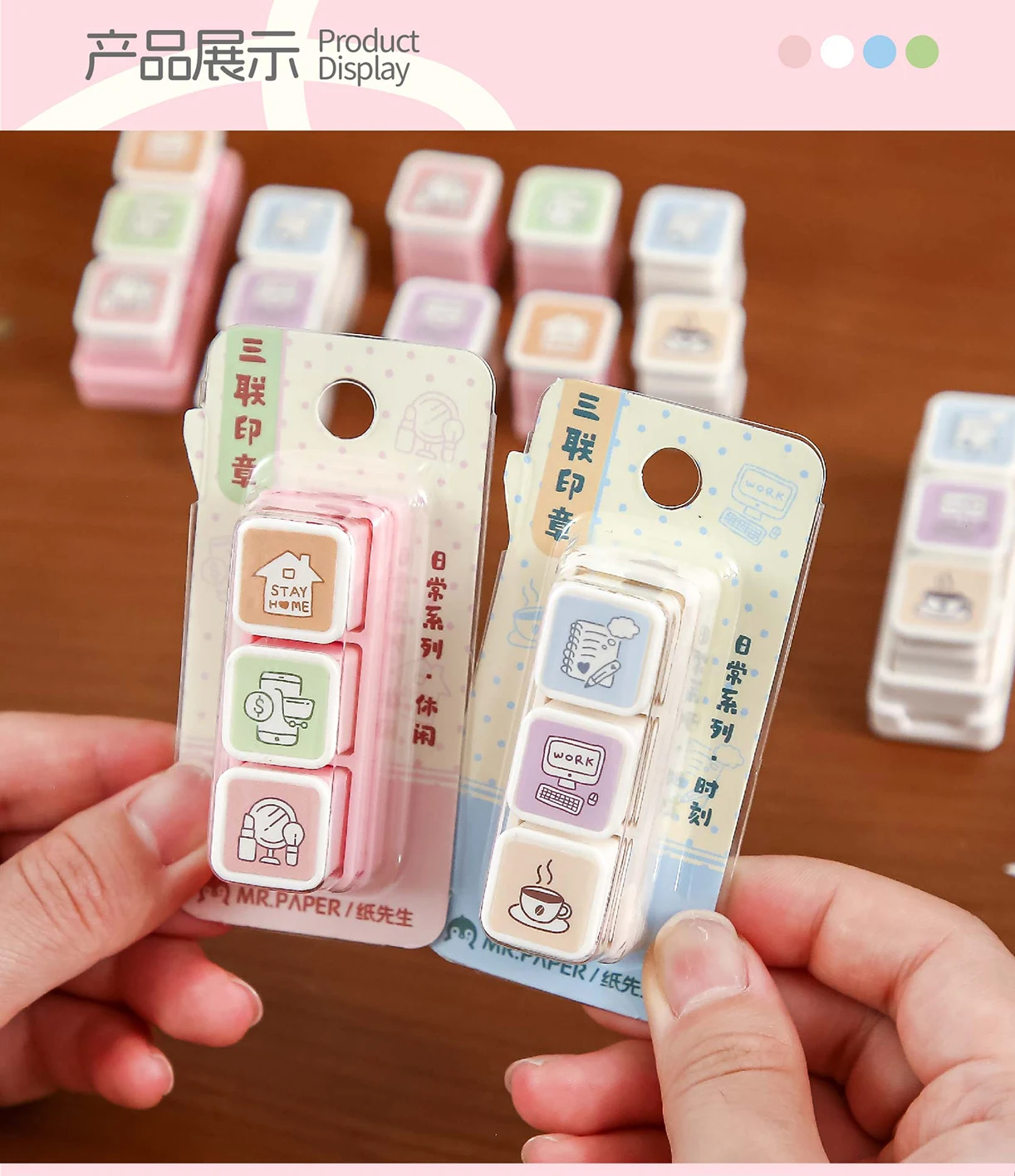 3-teiliges Set Kawaii Freizeit-Thema Niedliche Robben-Skizzen-Dekoration Handgemachte Scrapbooking-Ästhetik Journal-Zubehör – Detail 6