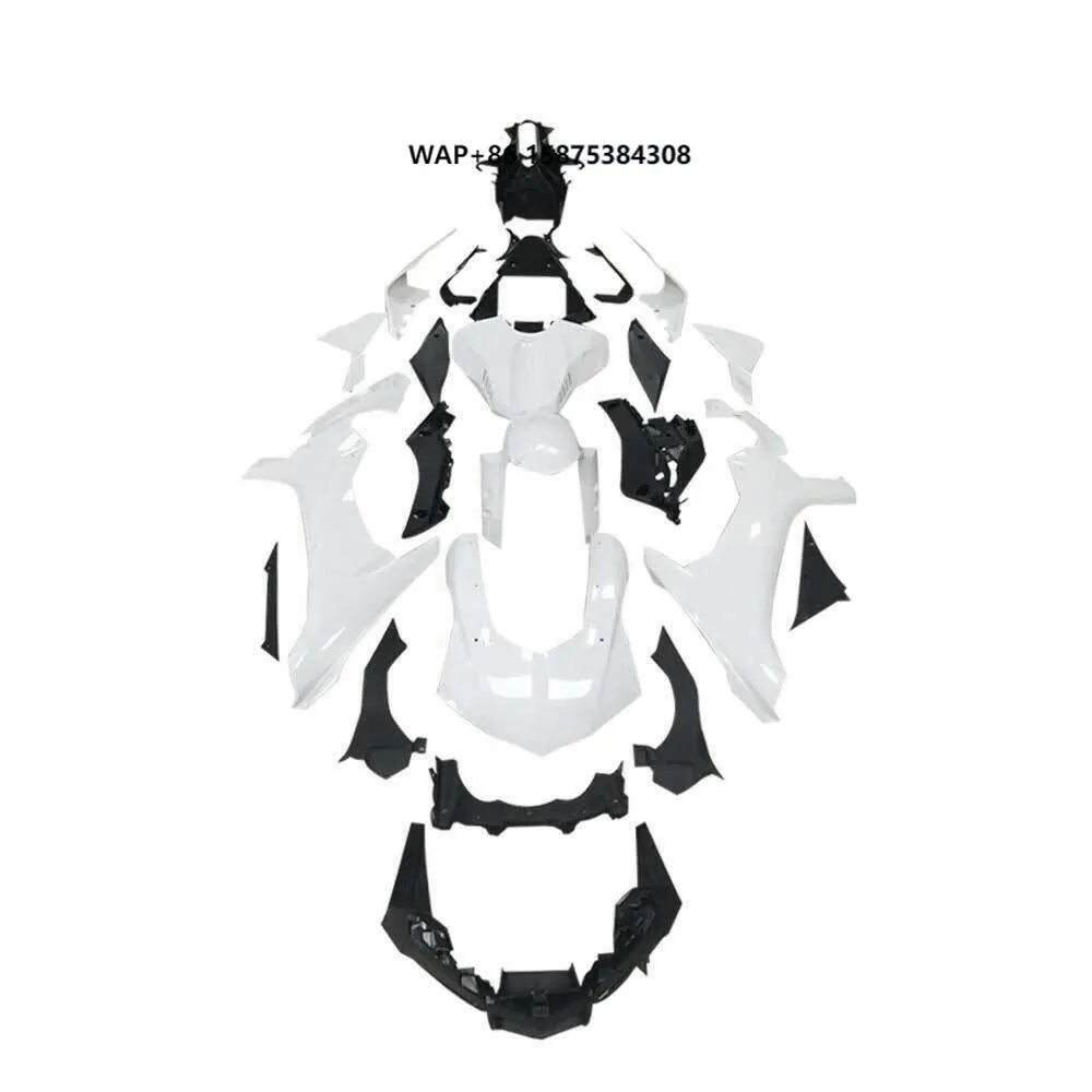 High Quality Motorcycle Bodywork Fairing Kit ABS Unpainted White Motorcycle Cover Fit for YZF R1 2015-2019