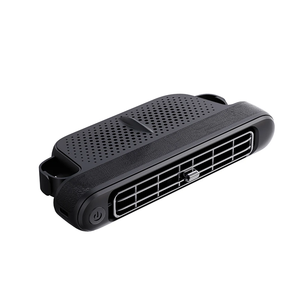 Car Rear Fan Backseat Cooling Fan Small Car Rear Fan Features Efficient Cooling Backseat Car Fan Adjustable Wind Small