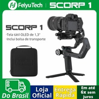 FeiyuTech SCORP 3-Axis Handheld Gimbal Stabilizer for DSLR Mirrorless Cameras, Handle Grip, Touch Screen, Sony/Canon Compatible
