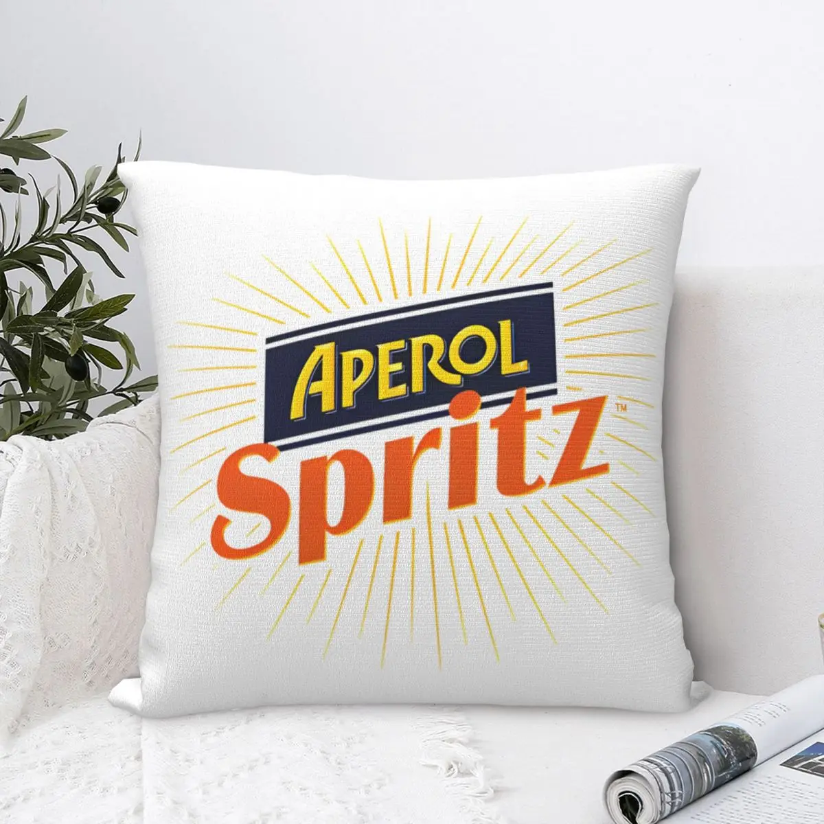 Retro Cocktail Alcohol Drink Pillow Cases Aperols Spritz Cushion Cover Creative Polyester Decor Pillowcover for Home 18