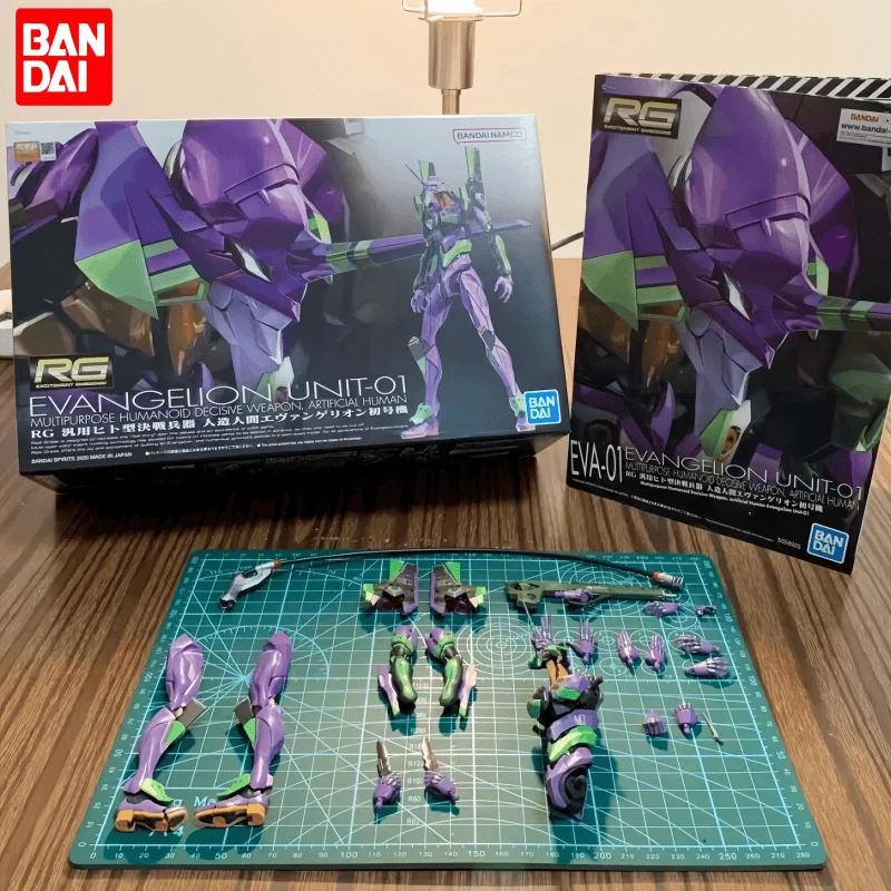 

Hot Stock Rg Evangelion Model Kit 1:144 Evangelion Figures Collectble Eva 01 Assembly Kit Mobiles Suit Mecha Kits Kids Toys Gift