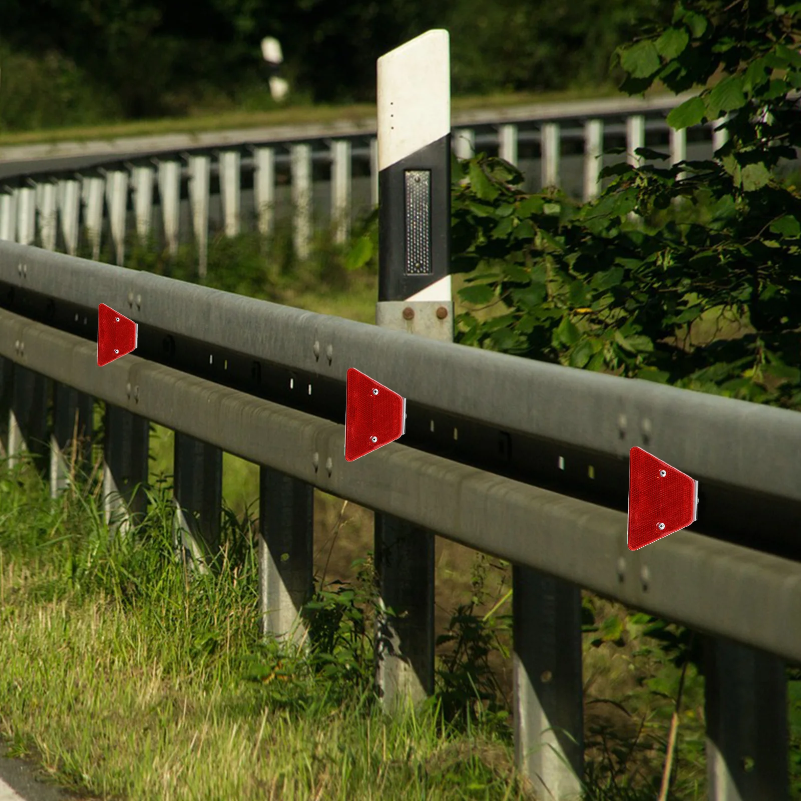 

Reflective Driveway Marker Road -Sided Durable Pavement Marker Reflective Delineators for Road Reflector Driveway