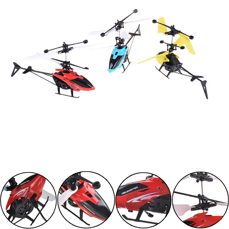 RC Helicopter 2CH Remote Control Sensor Control Hovering RC Toys Aircraft Children Toy Gift for Kid