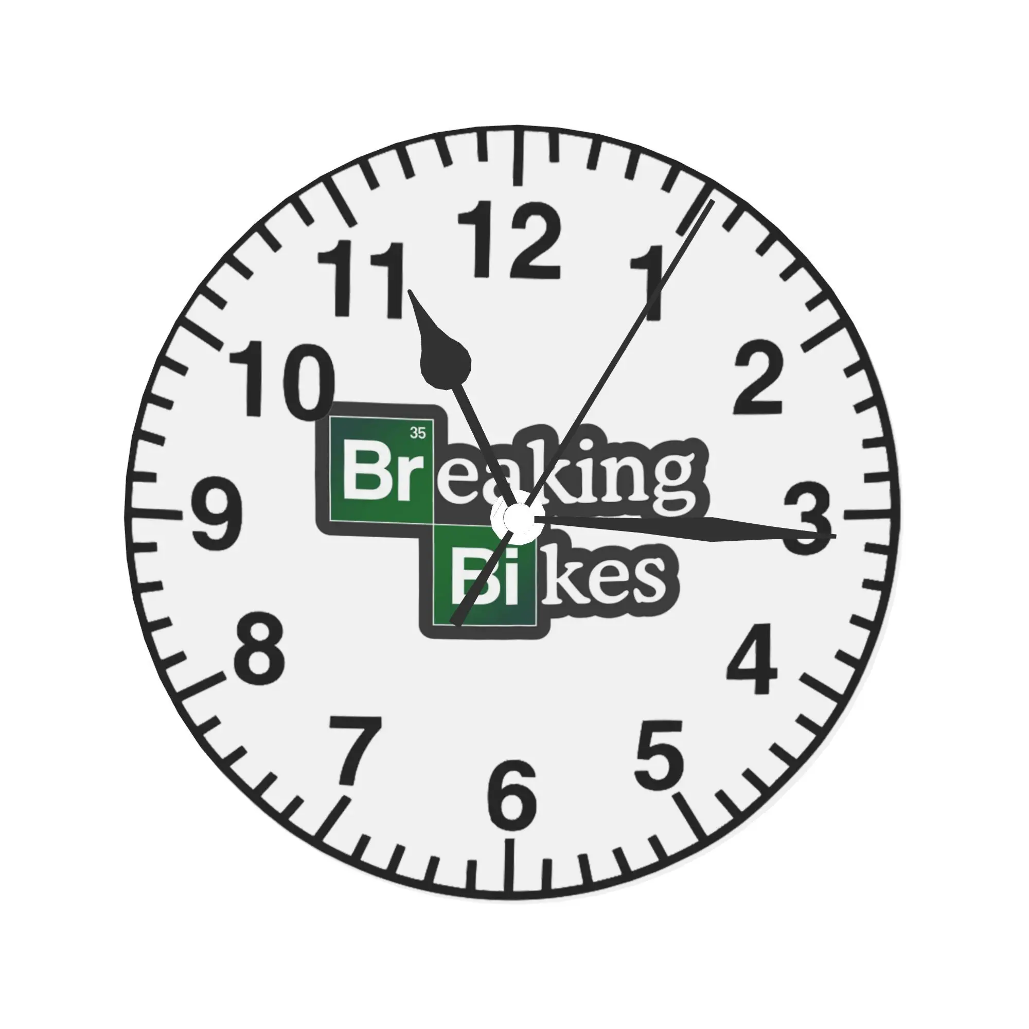 

Настенные часы для разбивания велосипедов, украшение комнаты, бесшумные круглые часы для спальни, гостиной, кухни, дома