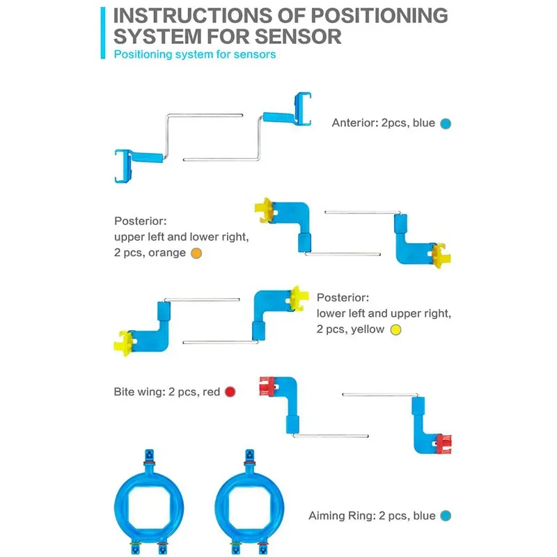 Dentistry Dental X Ray Sensor Positioner Kit System For Precise Film Position for Taking Images Of Anterior/Posterior Bitewings