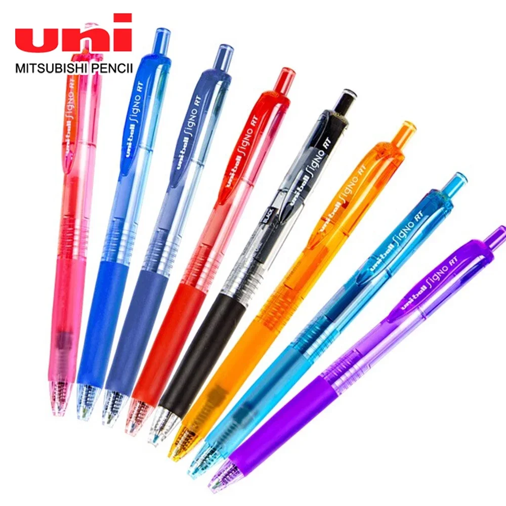 

5 шт., японская гелевая ручка UNI 0,38 мм UMN-138 для письма, большая емкость, быстросохнущая, 8 цветов, полный Kawaii, школьные и офисные канцелярские принадлежности