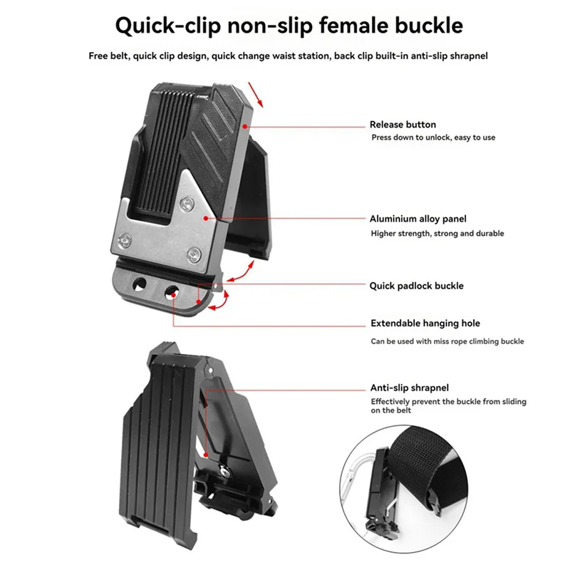 

ABPR-3X Electric Drill Tape Belt Tape Measure Holder Hanger Holder Clip-On Tape Measure Holder For Belt Tape Measure