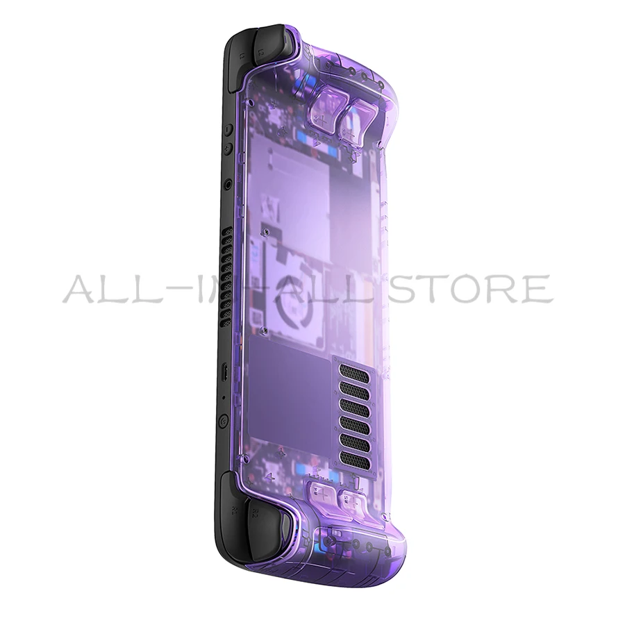 DIY Replacement Shell Case Set Custom Skin Cover Transparent Back Plate + Buttons for Steam Deck Steamdeck Gaming Accessories