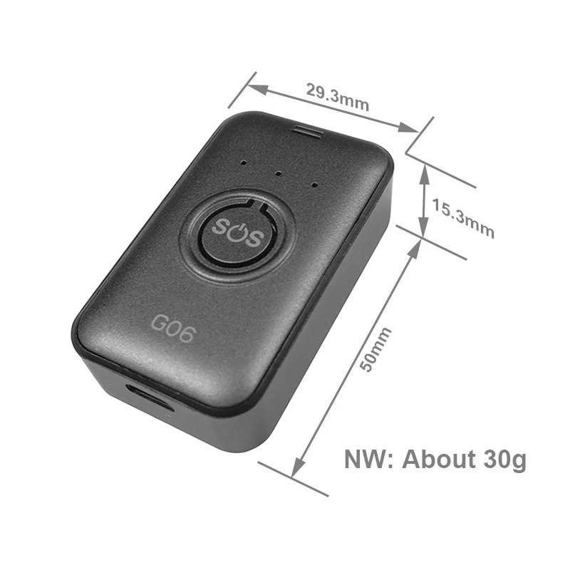 G06 GPS 위치 추적 분실 방지 장치, 보안 위치 추적기, 노인 및 어린이 분실 방지 장치, SOS 원피스 구조용