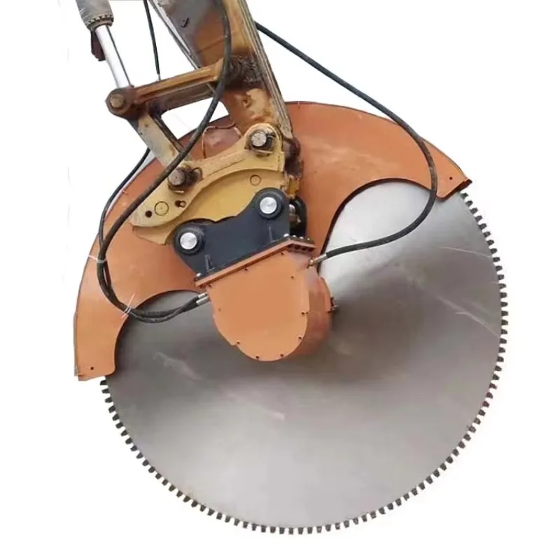 High Strength Rock Saw Attachment Anti Crack Blade Tool For Construction Machinery Long Term Use