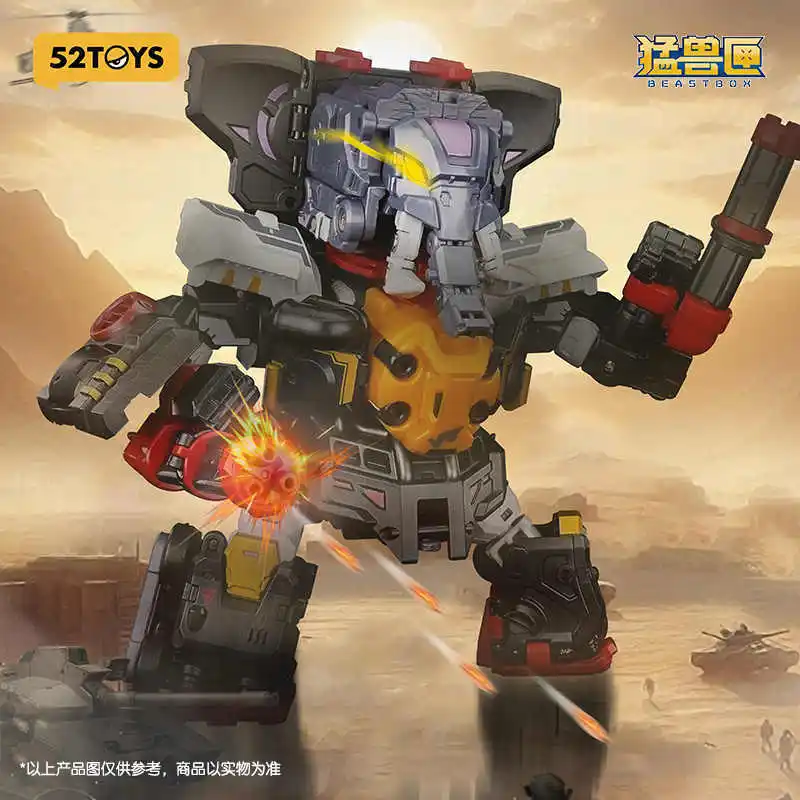 52TOYS BEASTBOX Super Monster Rampage Zug Transformation Spielzeug Montage Modell Computer Fall Dekoration Jungen Action-figuren Geschenk