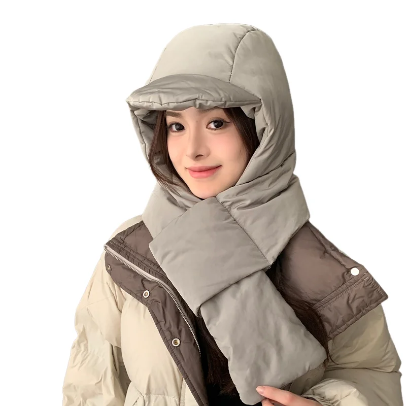 Chapeau et écharpe chauds Lei Feng pour femmes, nouveau Style d'hiver, foulard coupe-vent, résistant au froid, épais, protection des oreilles, pour l'extérieur