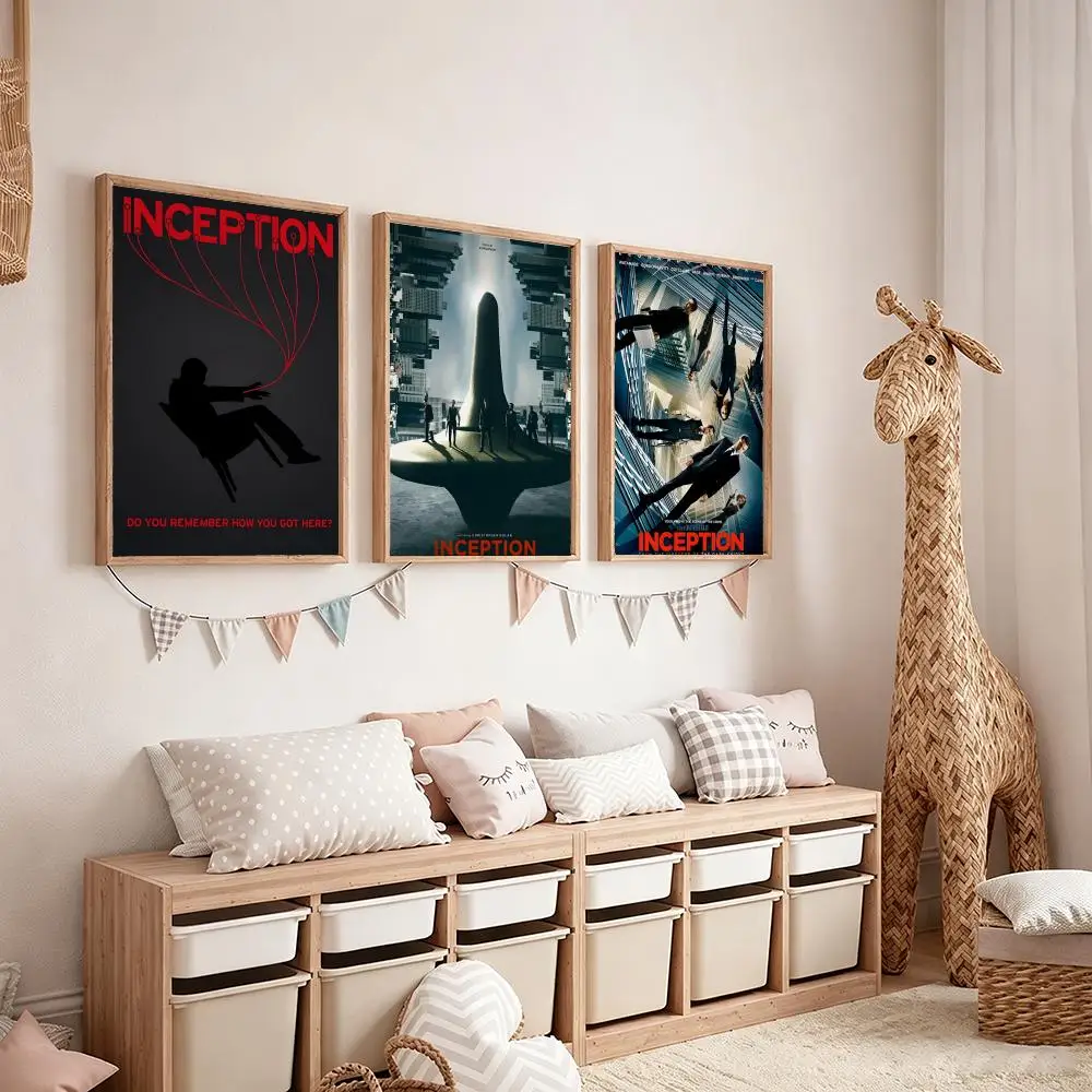 famous movie Inception Poster Poster HD Waterproof Self-Adhesive Wall Art - Versatile Decor for Any Space|Perfect Gift Idea
