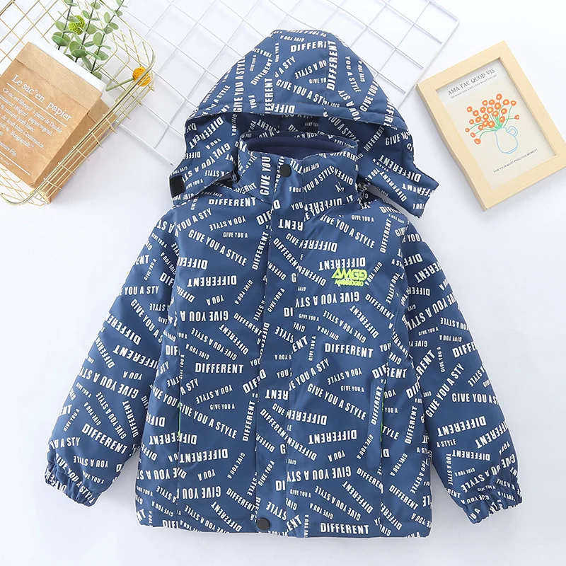 Girls Coat Jacket Cotton Windbreak Outwear 2023 Sport Warm Thicken Velvet Winter High Quality Children's Clothing