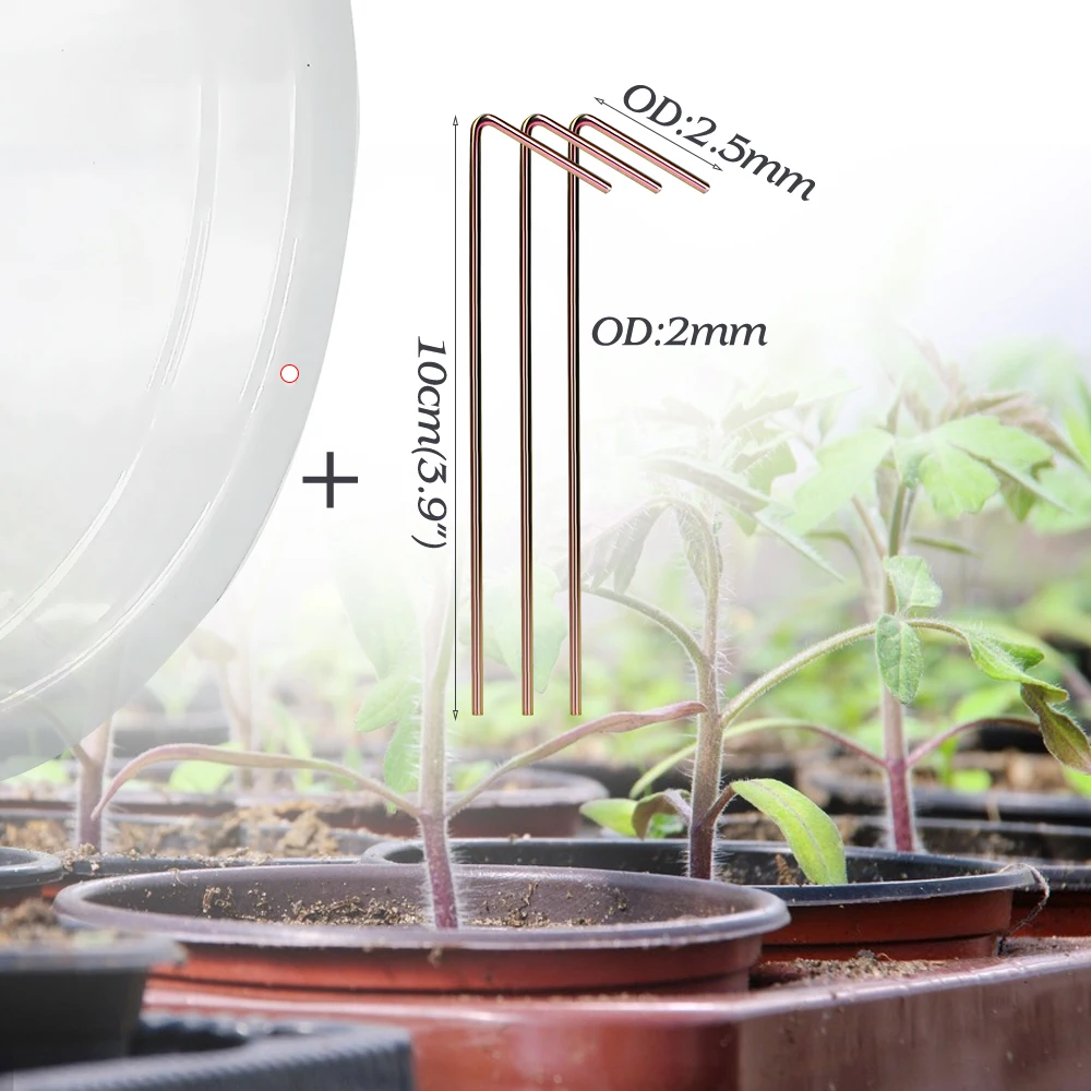 Obudowa ochronna roślin wielokrotnego użytku ze stałymi metalowymi kołkami Mini szklarnia kopułą ogrodową