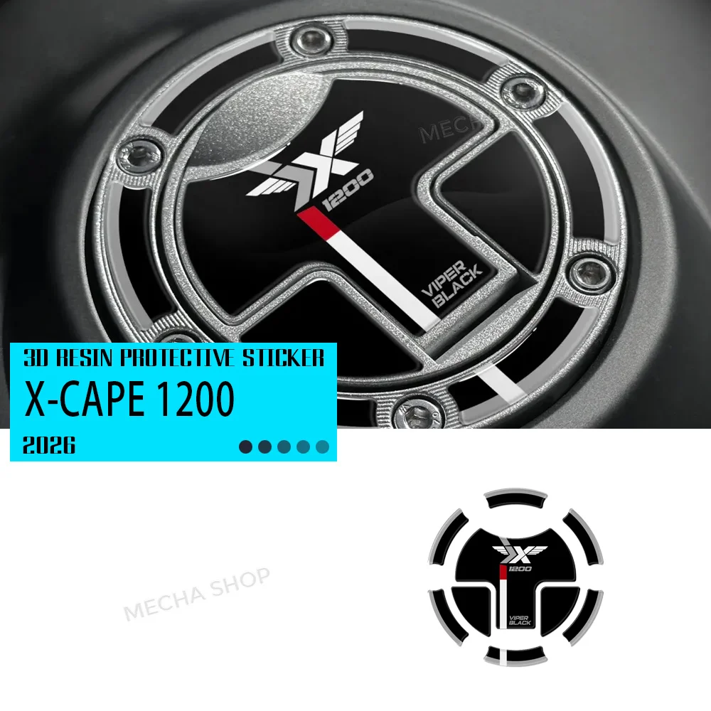 

3D Tank Pad for Moto Morini X-Cape 1200 Motorcycle Accessories 3D Resin Decal Protection Kit 2025 2026