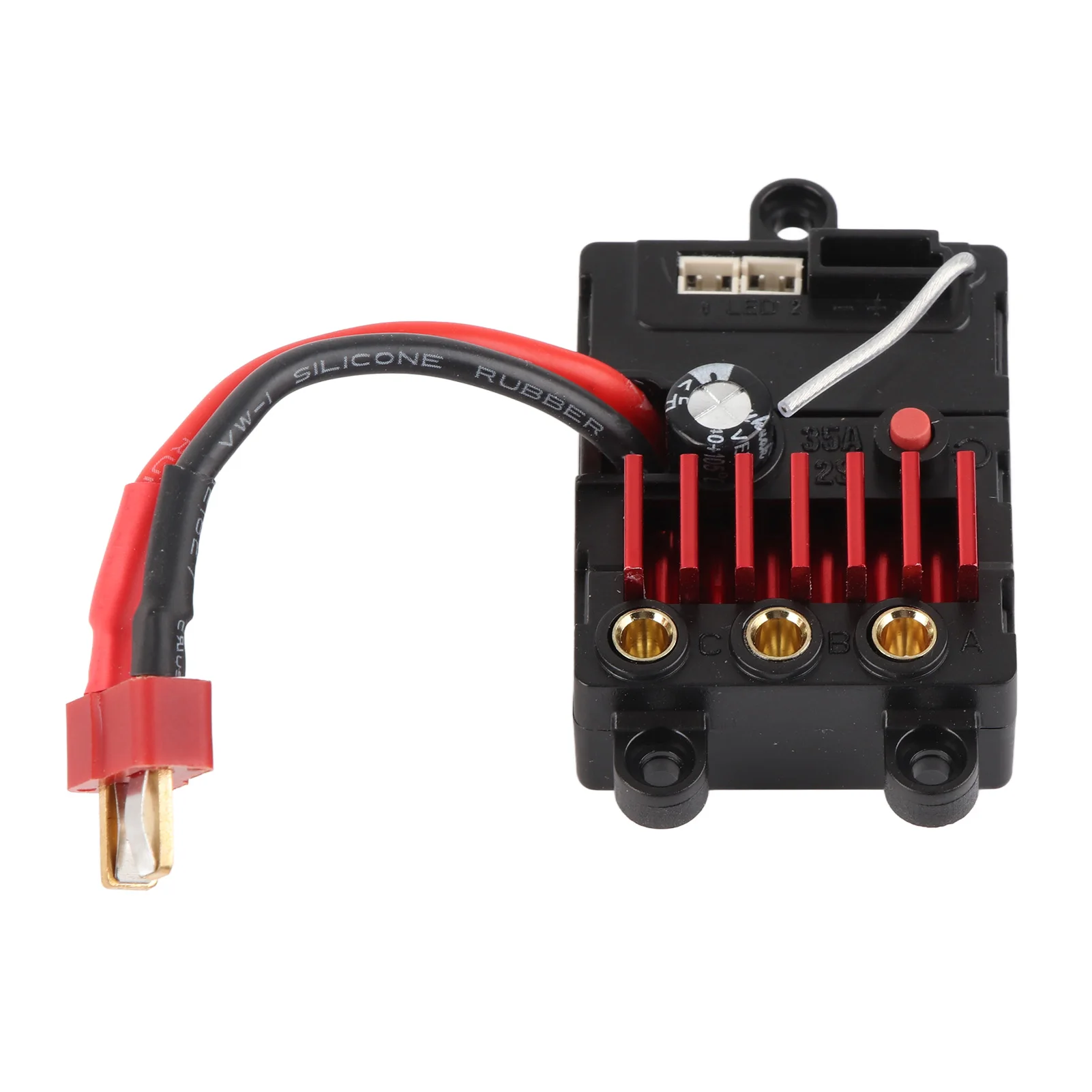 RC Integrated Brushless ESC 7.4V 2S Brushless ESC Controller Dustproof & High Heat Dissipation 35A Suitable for 16103 RC Cars