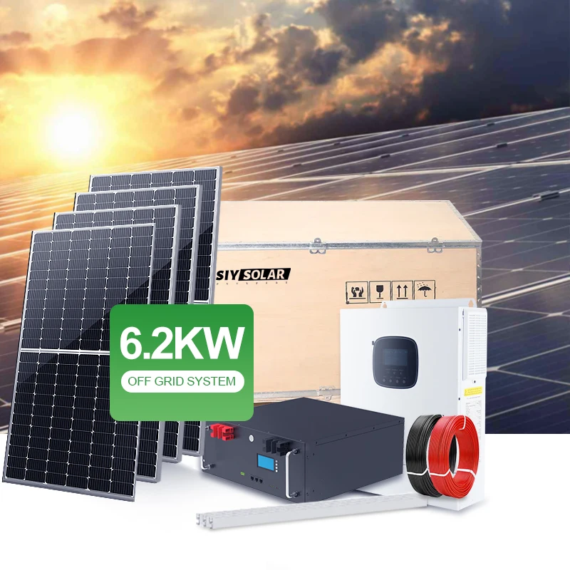 2025 High Quality Off-Grid Solar Energy System 3.5KW 6.2KW 11KW 22KW Hybrid Inverter MPPT Controller for Outdoor Applications