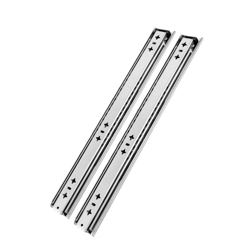 

53mm Heavy Duty Drawer Slide Rails Load Capacity Rail 260LB Ball Bearing Full Extension Glides Runners Hardware Accessories