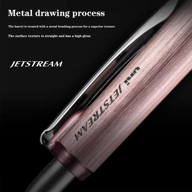 Japońskie artykuły papiernicze Metal Uni Jetstream żelowy długopis z tuszem 0.7MM SXN-1000 niski środek ciężkości gładkie pisanie przeciw zmęczeniu — zdjęcie produktu 6