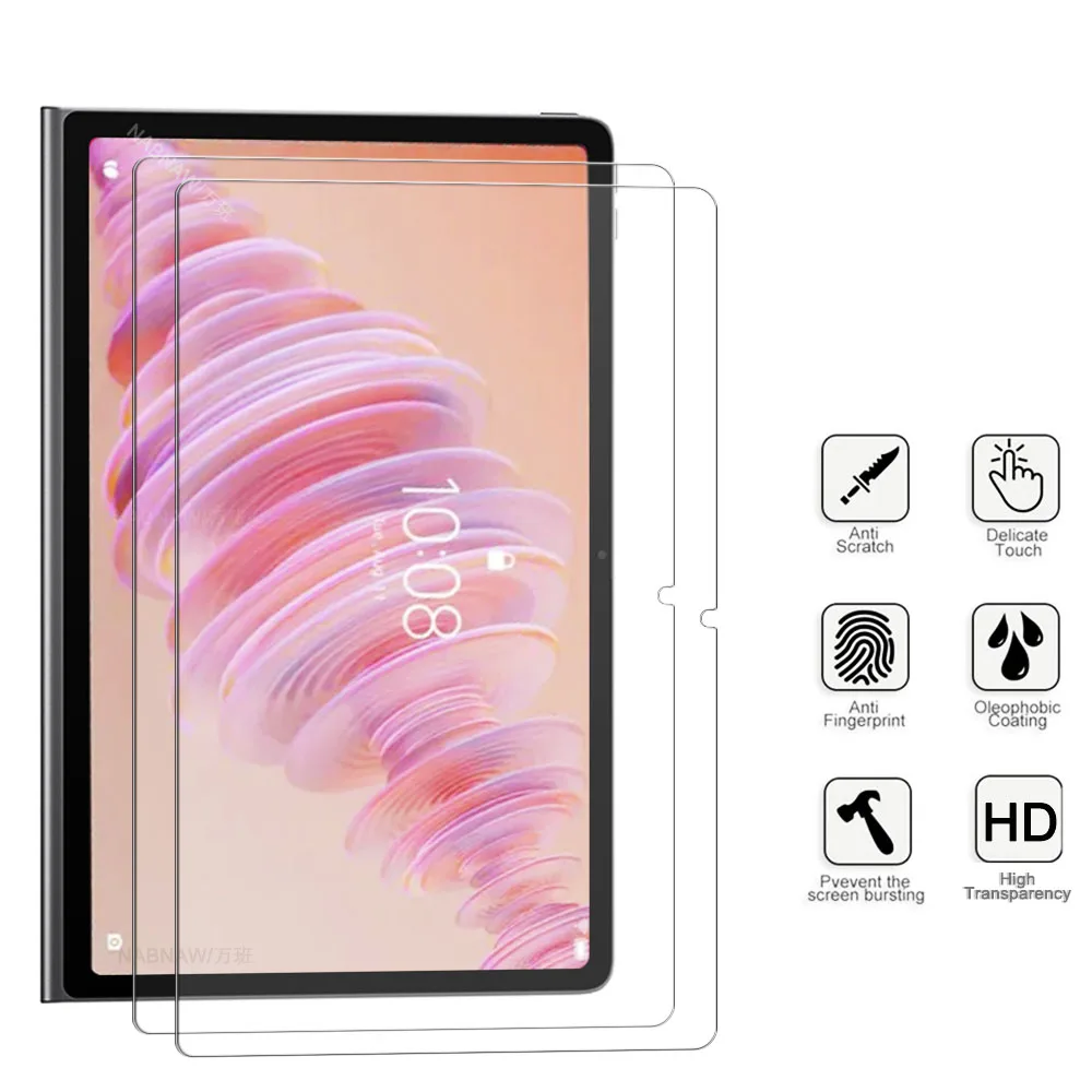 2 Pieces Clear Scatch Proof Screen Protector HD Tempered Glass For Lenovo Tab Plus 11.5 inch 2024 Screen Protective Hard Film