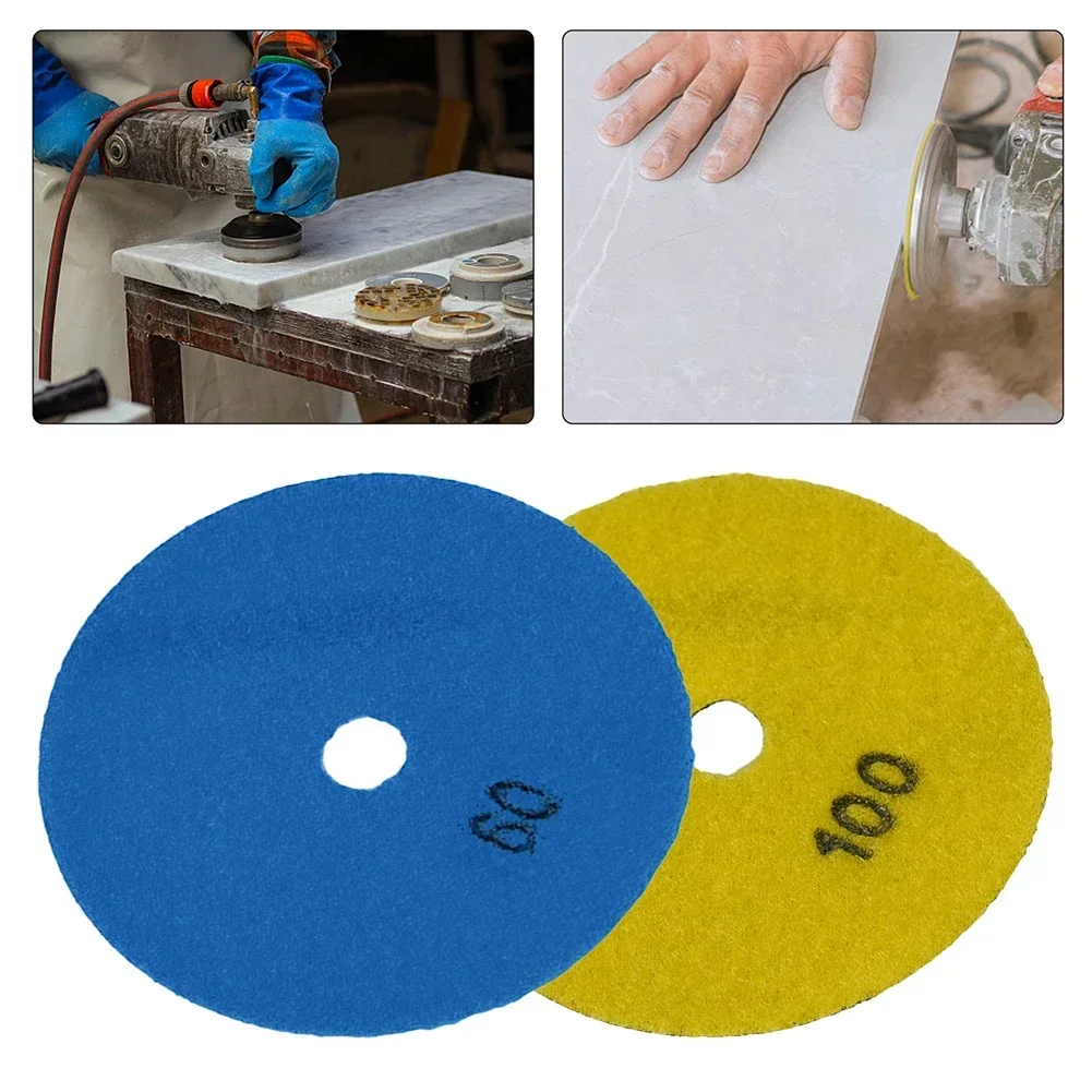 

4 Inch Electroplated Dry Polishing Pad For Glass Granite Marble Sanding Disc Electroplated Dry Polishing Pad For Glass Granite